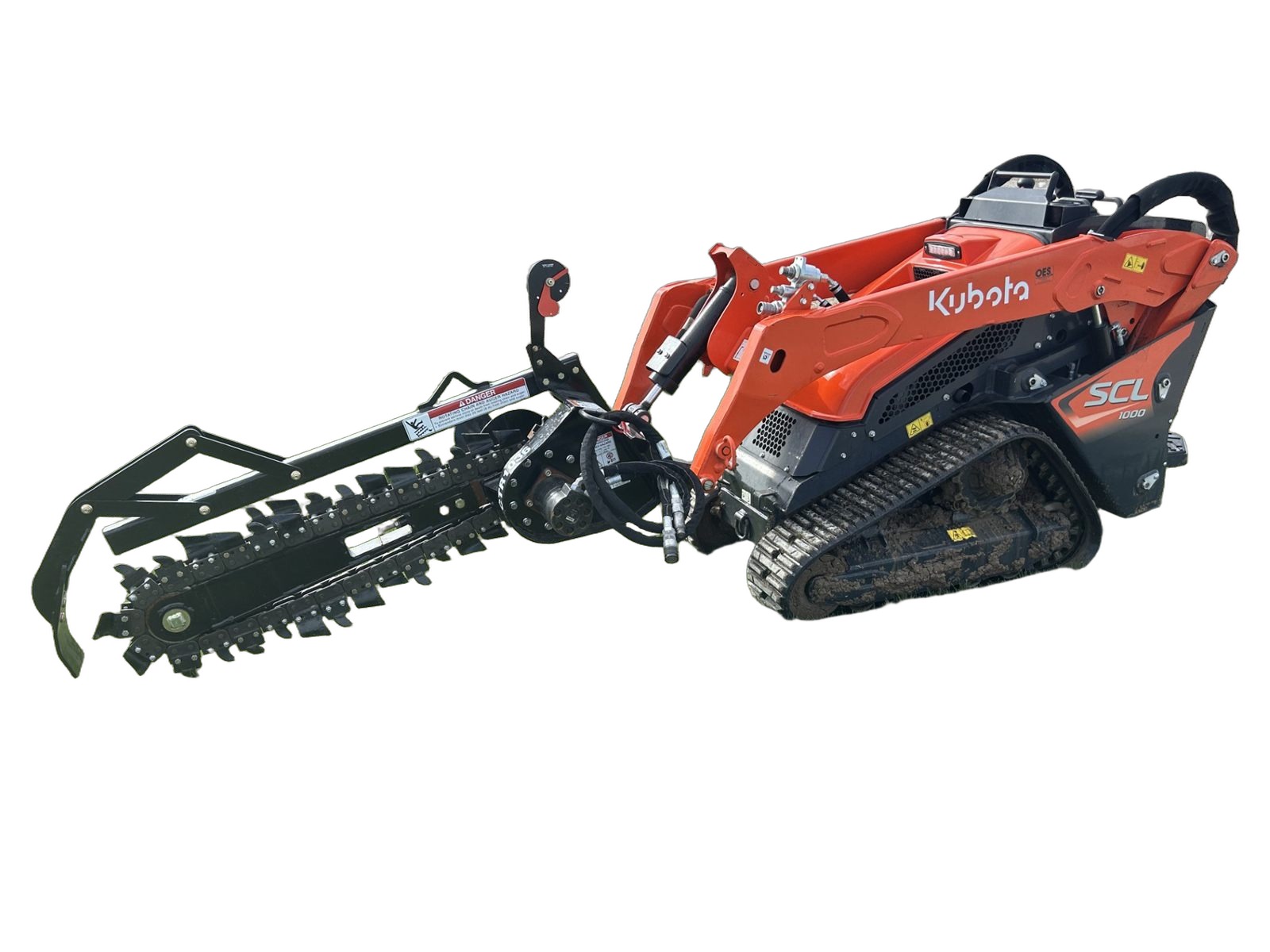 Skid steer trencher attachment for rent
