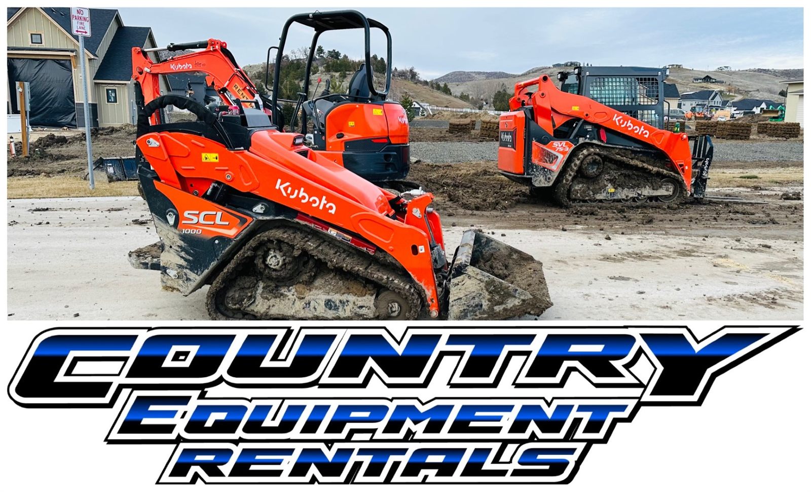 Country Equipment Rentals yard on Highway 45 in Nampa, Idaho