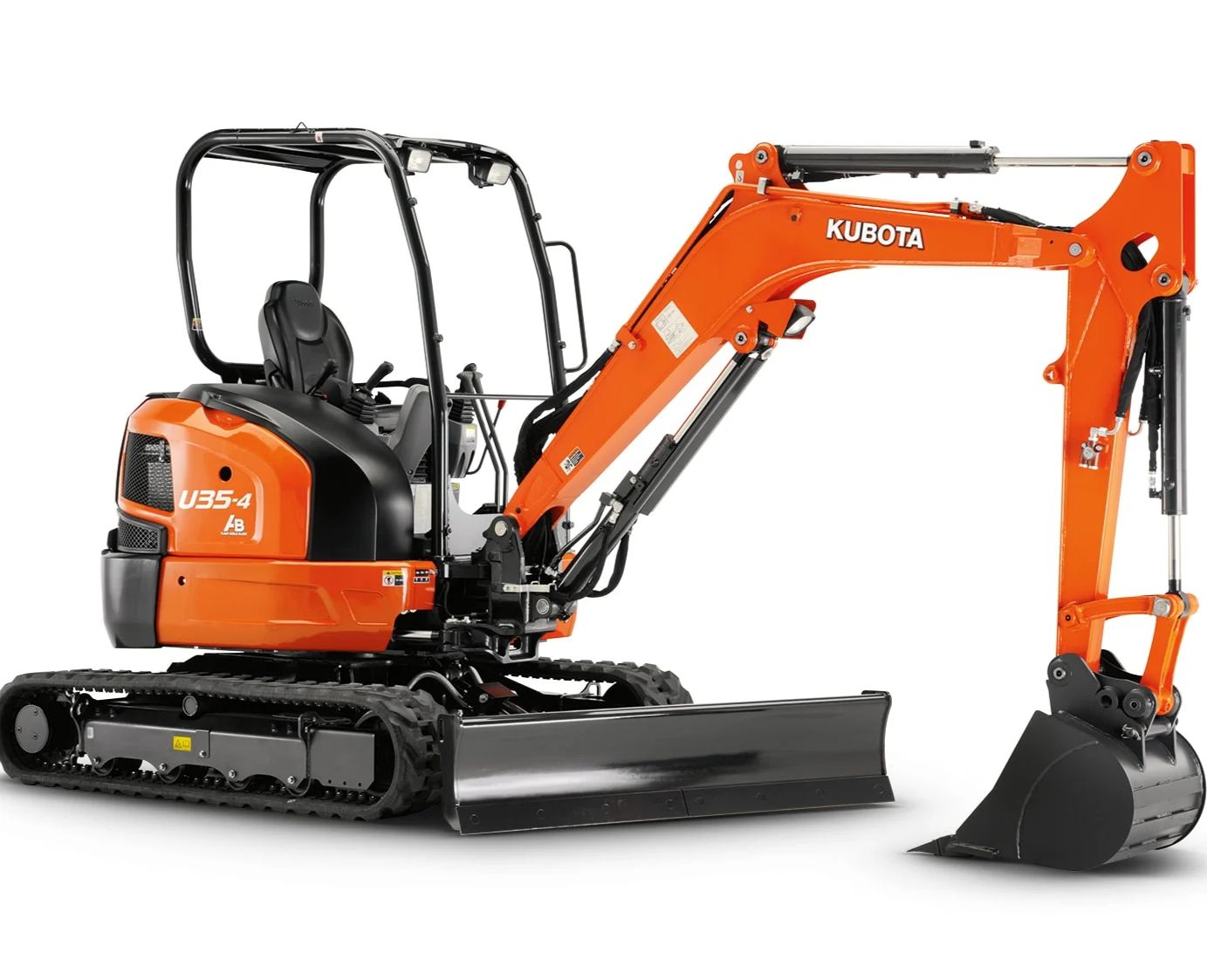 Kubota U35-4 excavator with thumb for rent in the Treasure Valley