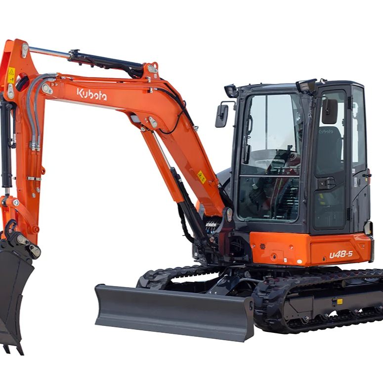 Kubota U48-5 mini excavator with thumb for rent in Nampa, Idaho